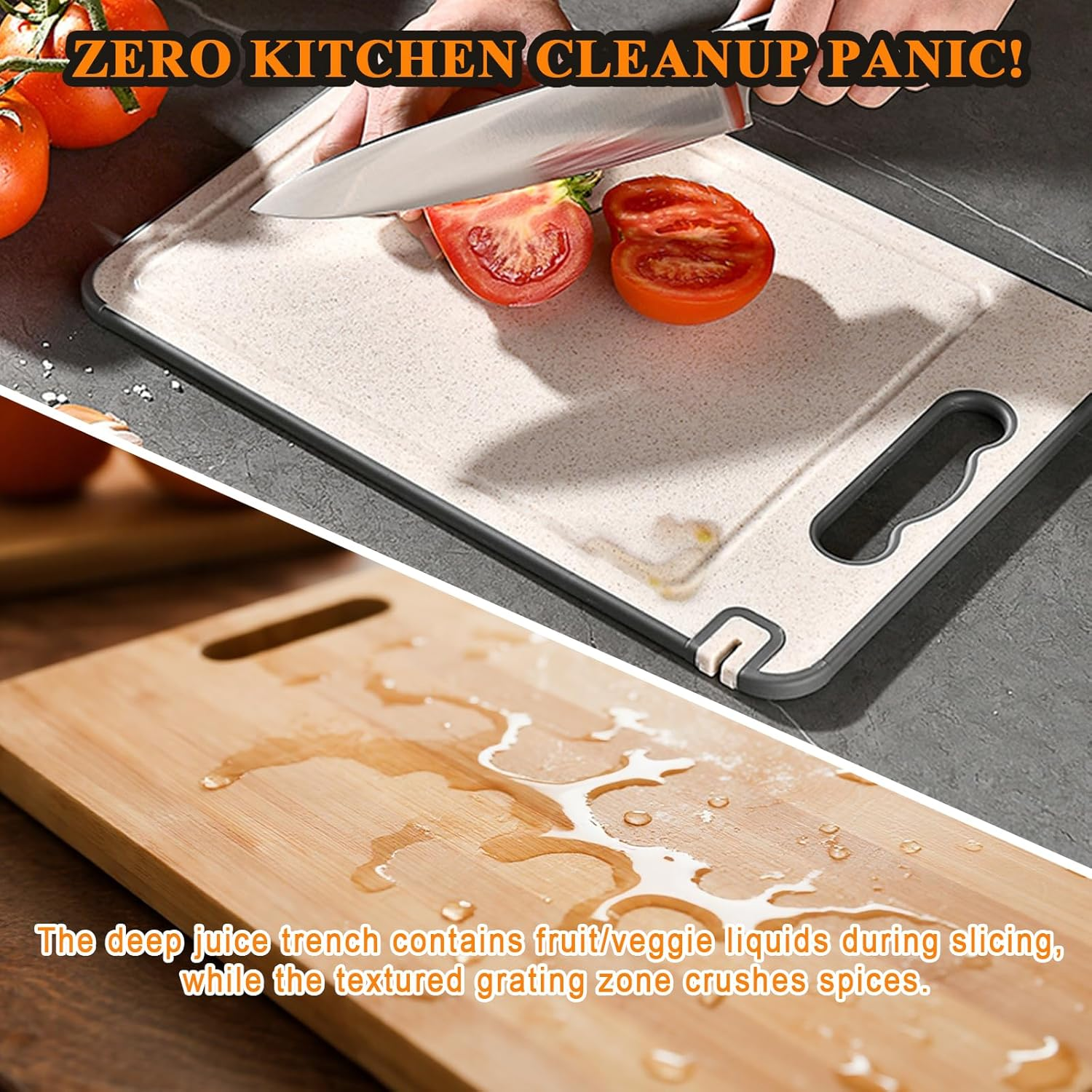 Titanium Cutting Board Professional Double - Image 4
