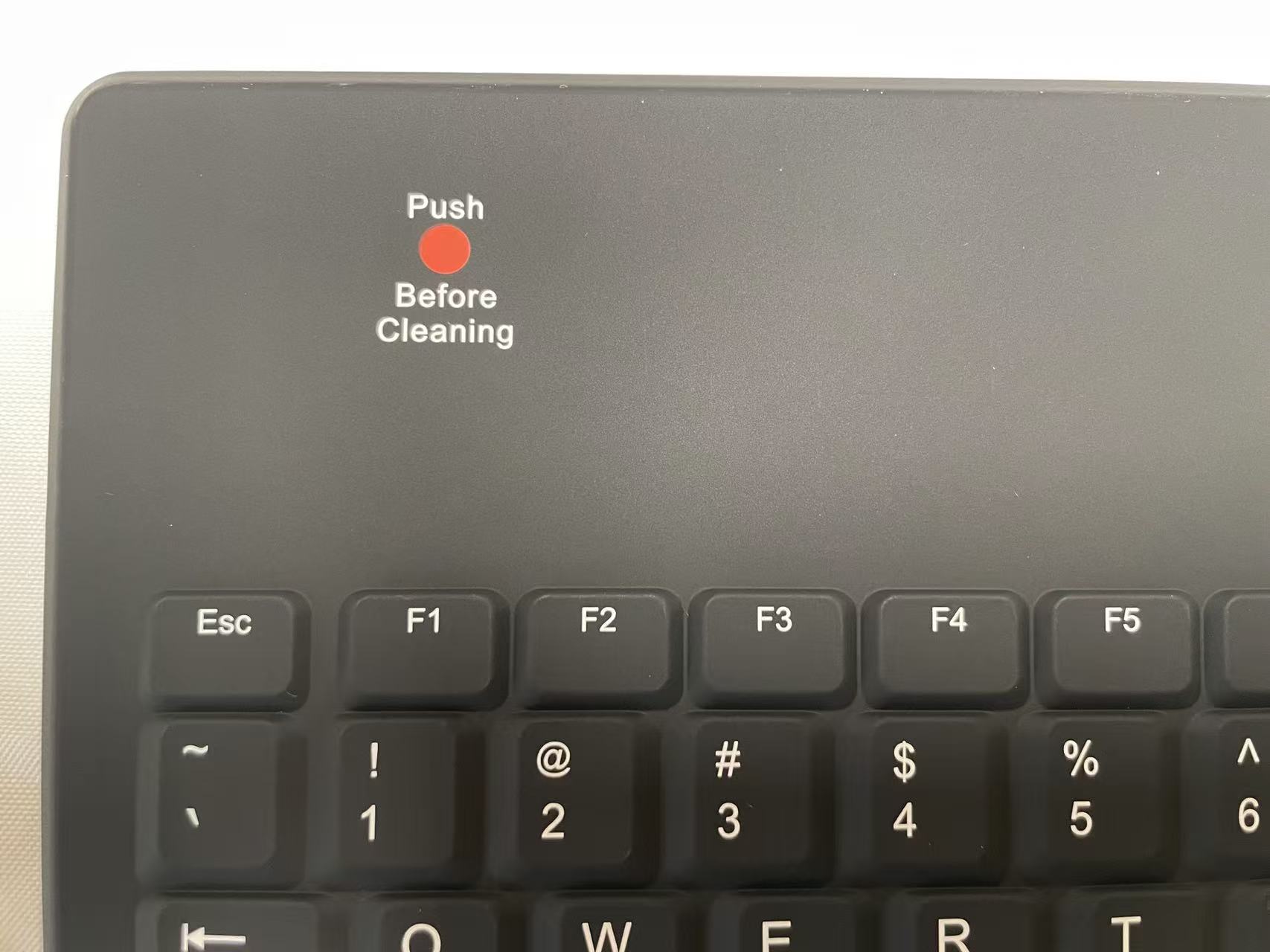 KSI-1801 medical grade keyboard ,San-A-Key Cleaning Technology, Silicone Cover with Integrated Backlighting with Adjustable Intensity - Image 2