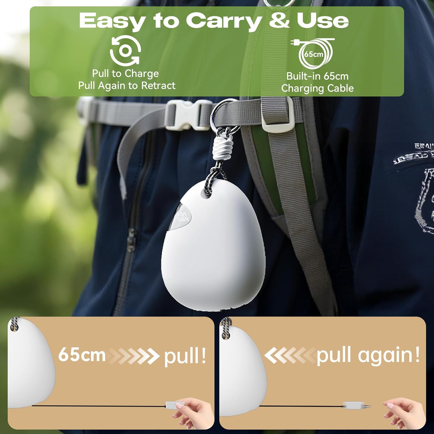 Portable Charger Power Bank 10000 mAh 65CM Fast-Charging - Image 4