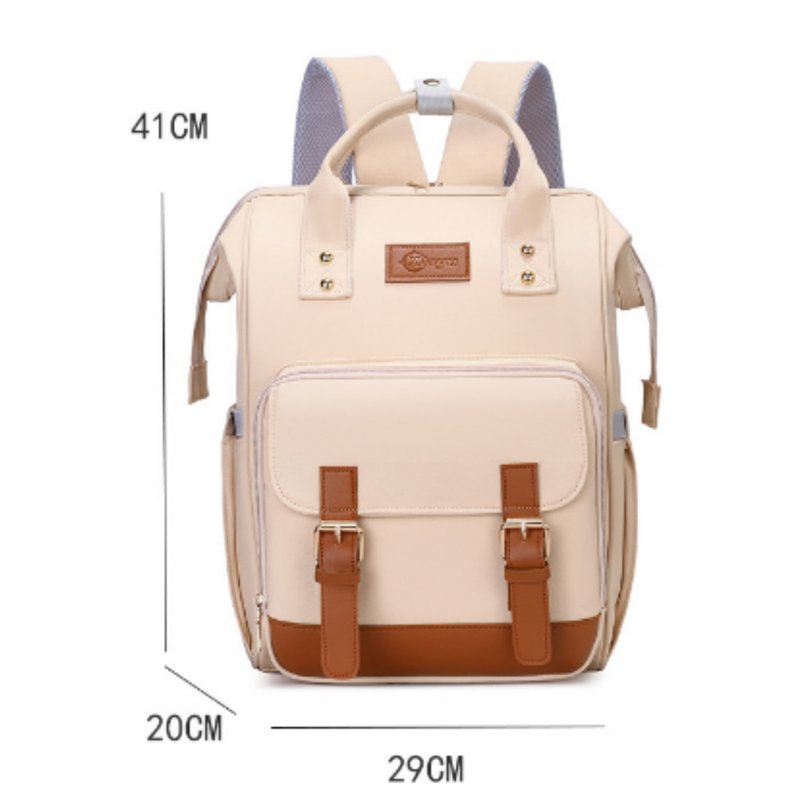 Diaper Bag Backpack with Stroller Straps & Pacifier Holder, Large Capacity Baby Nappy Bag for Mom & Dad, Waterproof Maternity Travel Backpack with Multi-Pockets, Stylish Baby Essentials Organizer - Image 2