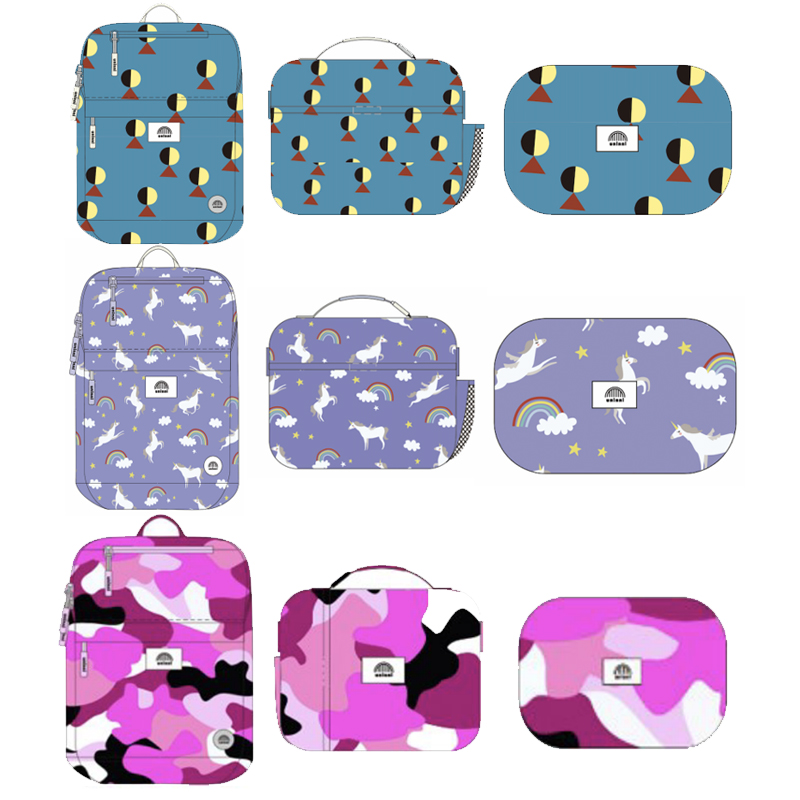 Stationery Bag, Lunch Bag, Backpack 3-Piece Set — Clearance Wholesale - Image 9