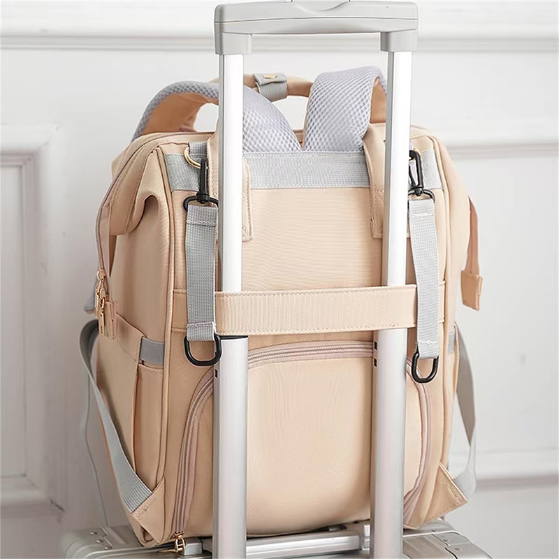 Diaper Bag Backpack with Stroller Straps & Pacifier Holder, Large Capacity Baby Nappy Bag for Mom & Dad, Waterproof Maternity Travel Backpack with Multi-Pockets, Stylish Baby Essentials Organizer - Image 4