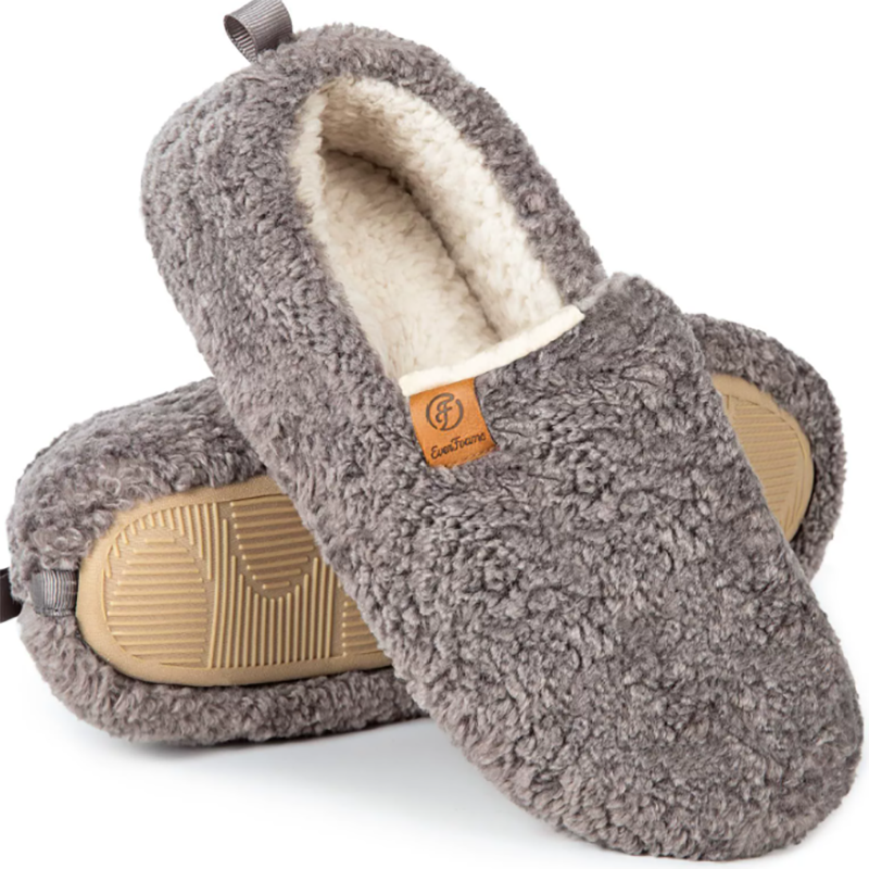 Winter Slippers for Women & Men - Warm Memory Foam House Shoes, Fuzzy Plush Lined Anti-Slip Indoor Outdoor Moccasins, Booties & Slides - Ultimate Comfort Footwear Gift - Image 8