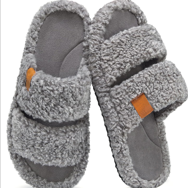 Winter Slippers for Women & Men - Warm Memory Foam House Shoes, Fuzzy Plush Lined Anti-Slip Indoor Outdoor Moccasins, Booties & Slides - Ultimate Comfort Footwear Gift - Image 10