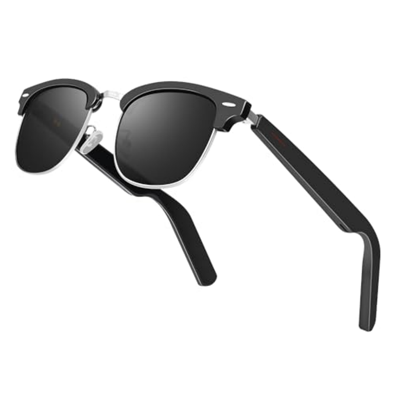 Smart Bluetooth Audio Glasses - Wireless Open-Ear Speaker Headphones Sunglasses & Anti-Blue Light Lenses, Hands-Free Calling Music, IP5 Waterproof, Voice Control for Driving Gaming Travel (Compatible with iOS/Android) - Image 3