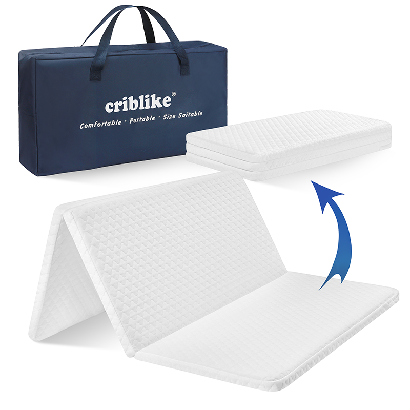 3-Inch Dual-Sided Mini Crib Mattress & Tri-Fold Pack and Play Mattress Topper - Breathable & Waterproof - Wholesale Excess Inventory Special Offer. - Image 7