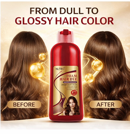 Natural Hair Dye Shampoo - Dark Brown - 100% Gray Coverage - Wholesale Liquidation Special Offer. - Image 4