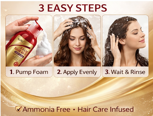 Natural Hair Dye Shampoo - Dark Brown - 100% Gray Coverage - Wholesale Liquidation Special Offer. - Image 3