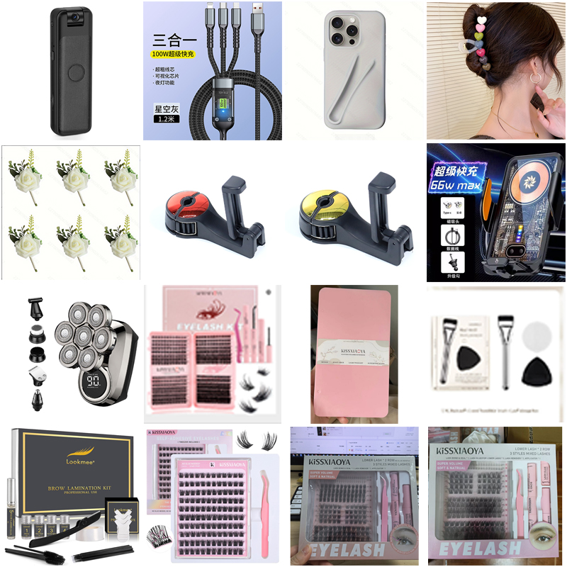Multi-Category Trending Bundle - Car Sunshades, Selfie Sticks, Phone Stands, Wireless Earphones & Hair Oils for wholesale liquidation, Premium Resell Inventory Lot. - Image 11
